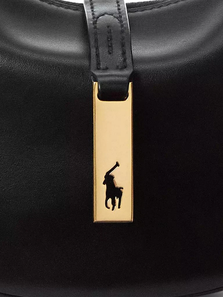 商品Ralph Lauren|女式 Polo ID 迷你皮革单肩包,价格¥3752,第5张图片详细描述