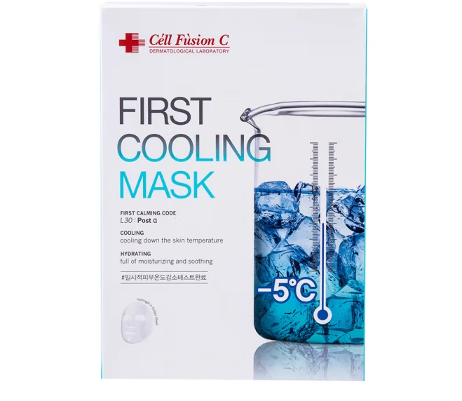 商品Cell Fusion C|Cell Fusion C 秀肤生 冰感面膜 多重补水保湿舒缓晒后修护敷面膜 27g*5p,价格¥71,第1张图片