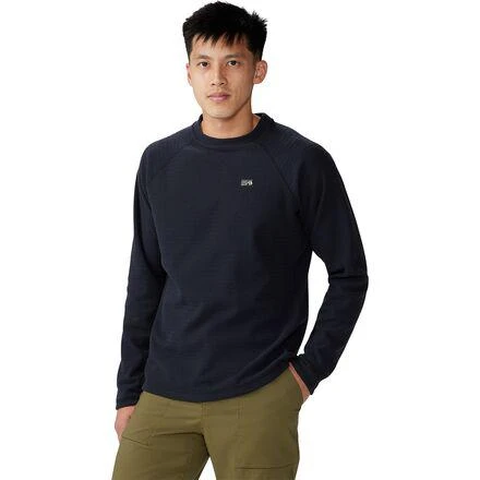 商品Mountain Hardwear|Summit Grid Long-Sleeve Crew - Men's,价格¥405,第2张图片详细描述