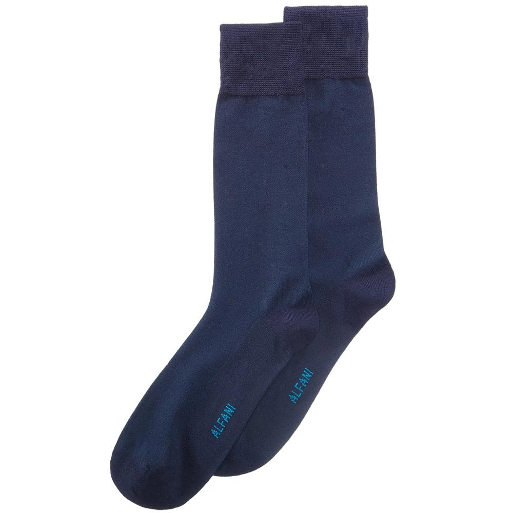 商品Alfani|Men's Piqué Solid Dress Socks, Created for Macy's,价格¥38,第1张图片详细描述