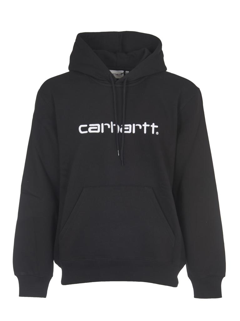 Carhartt Black Hoodie With Logo商品第1张图片规格展示