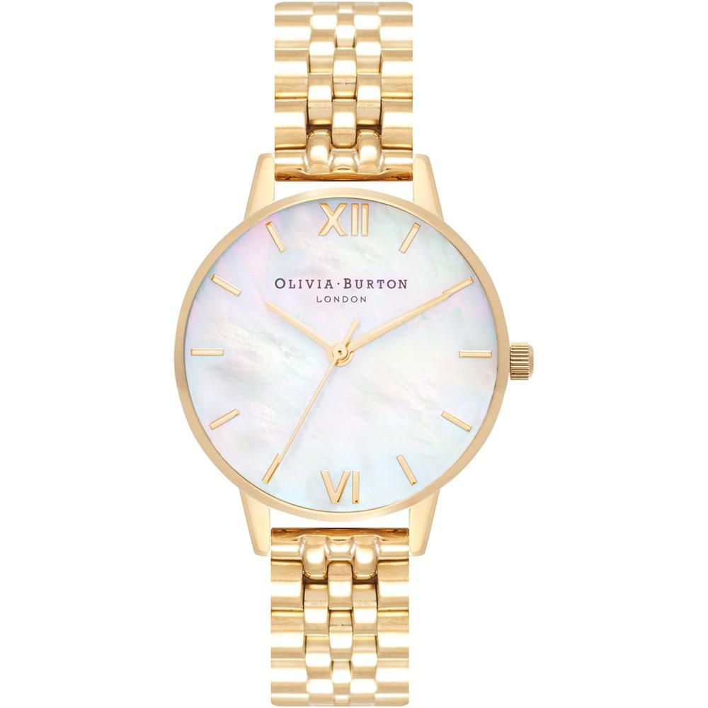 Women's Gold-Tone Stainless Steel Bracelet Watch 30mm商品第1张图片规格展示