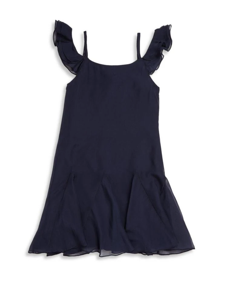 商品Ralph Lauren|Toddler's, Little Girl's, & Girl's Ruffled Silk Dress,价格¥799,第2张图片详细描述