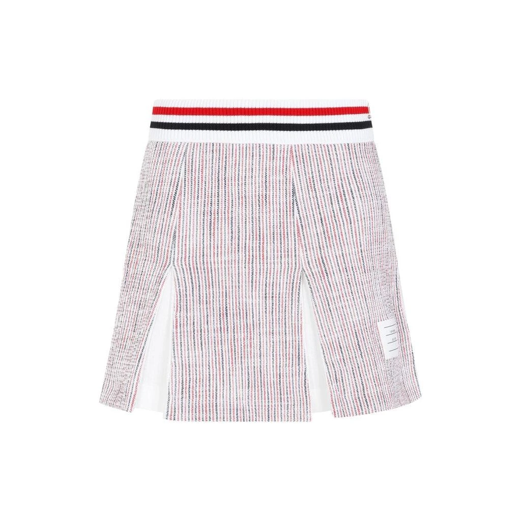 スカート Thom Browne Pied De Poule Long Skirt Twill Classic Midi Pleated Skirt | Thom Browne