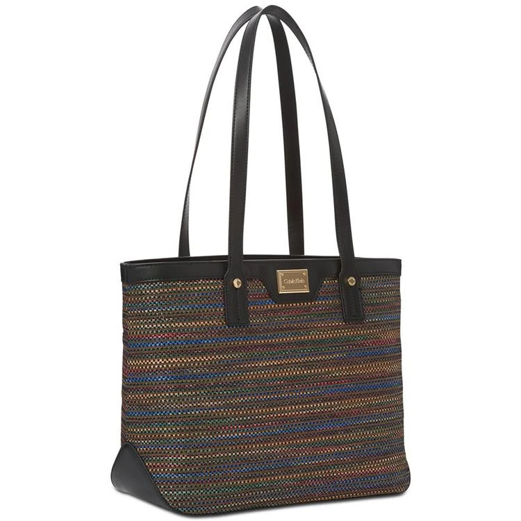 商品Calvin Klein|Raffia Tote,价格¥613,第3张图片详细描述