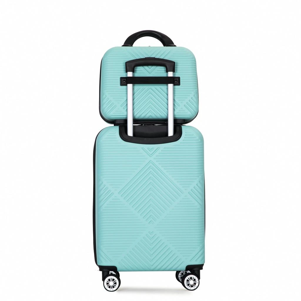 商品Streamdale Furniture|Streamdale Deluxe Two-Piece Carry-On and Cosmetic Case Set,价格¥852,第4张图片详细描述