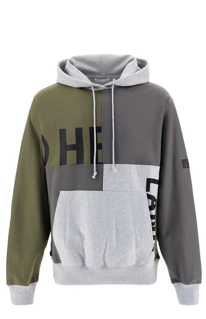 商品Helmut Lang|Helmut Lang Patchwork-Detailed Hoodie,价格¥2715,第1张图片