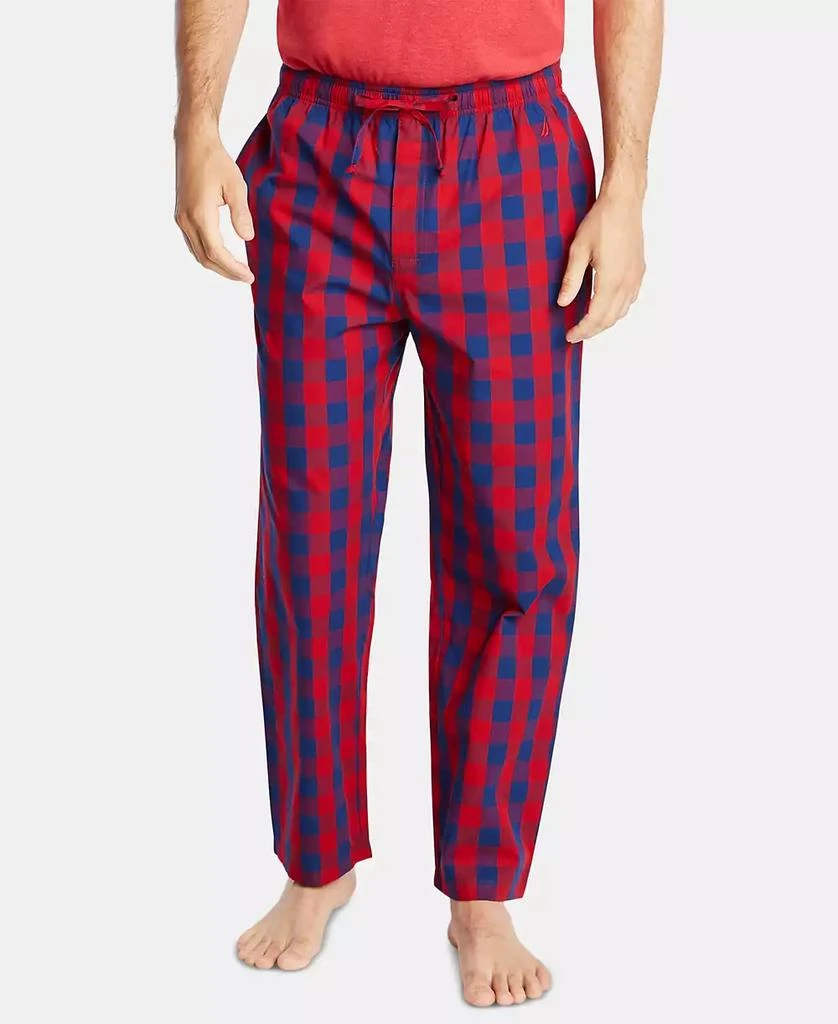 商品Nautica|Men's Cotton Plaid Pajama Pants,价格¥146,第1张图片