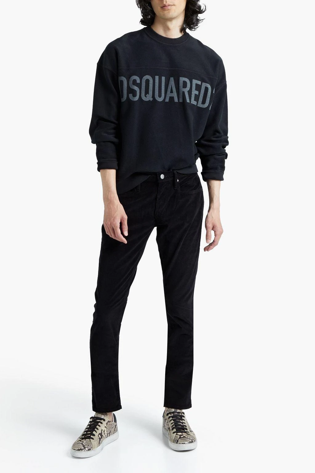 商品FRAME|L'Homme skinny-fit cotton-blend corduroy pants,价格¥407,第2张图片详细描述