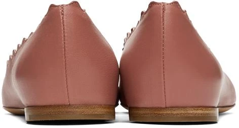 商品Chloé|Pink Lauren Ballerina Flats,价格¥2064,第4张图片详细描述