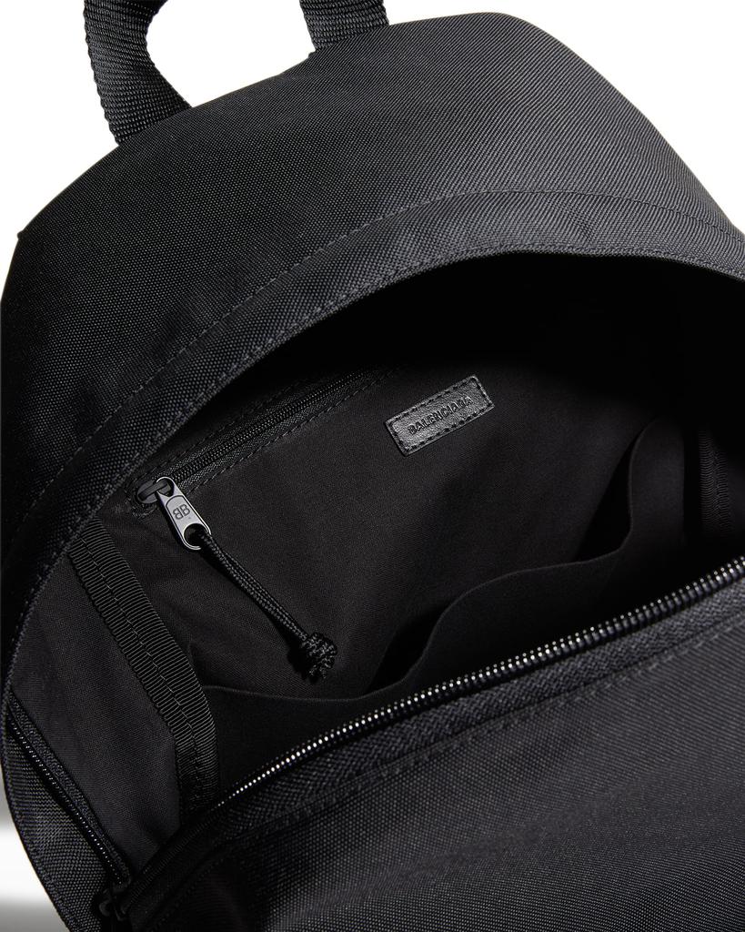 Men's Nylon-Canvas Logo Backpack商品第2张图片规格展示