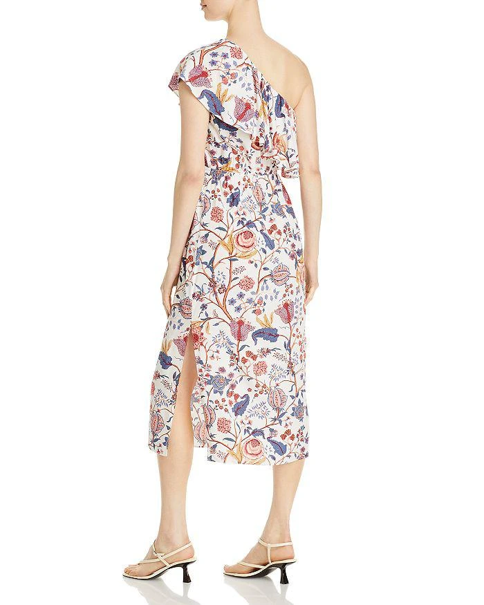 商品Tahari|Printed One Shoulder Ruffle Trim Dress,价格¥222,第2张图片详细描述