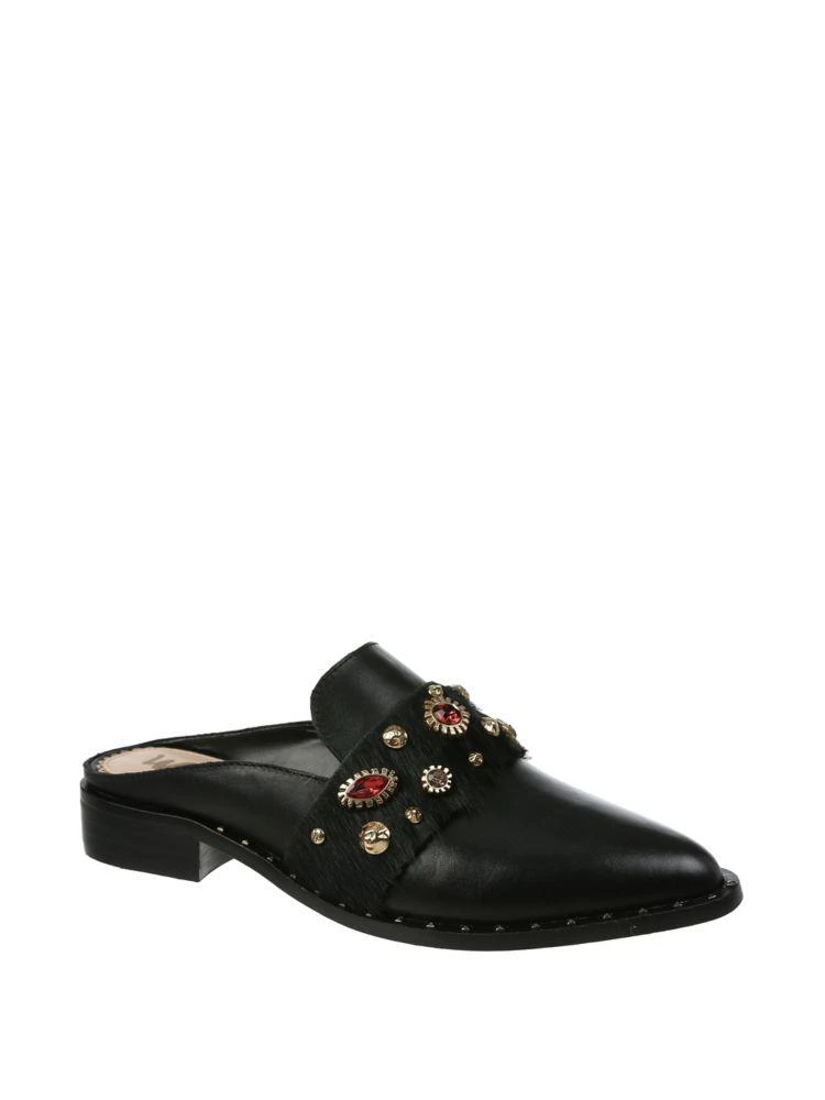 商品Sam Edelman|Laird Embellished Leather Slides,价格¥265,第1张图片