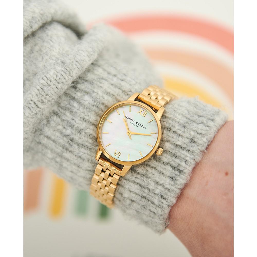 Women's Gold-Tone Stainless Steel Bracelet Watch 30mm商品第6张图片规格展示