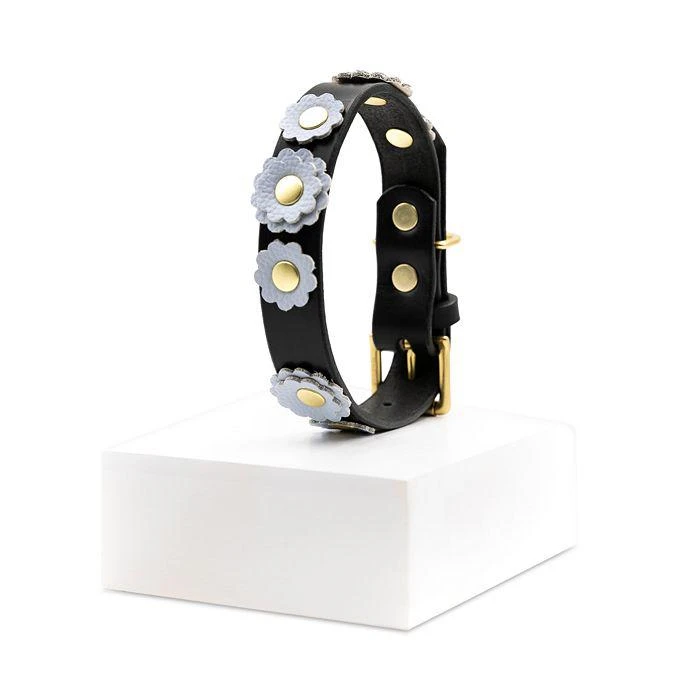 商品Gianni Cooling|Fleur Leather Pet Collar,价格¥666,第1张图片