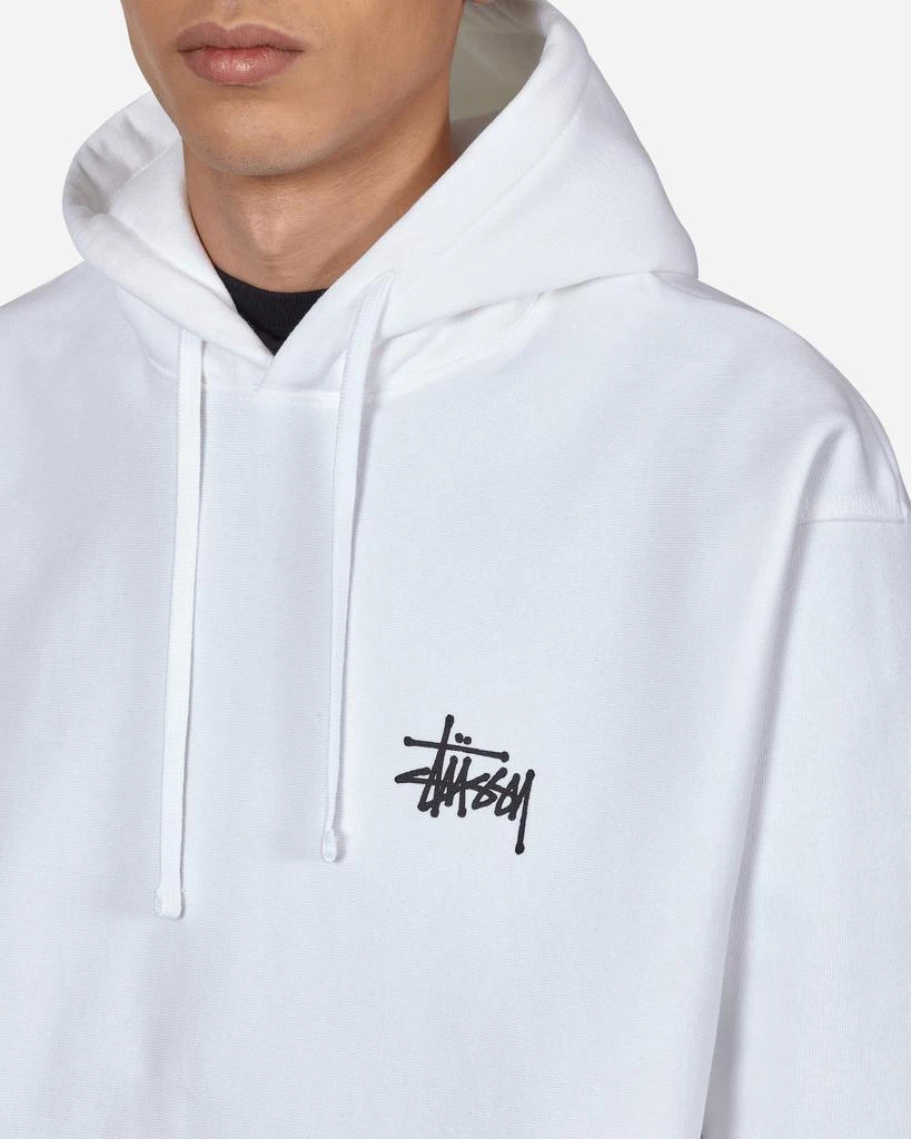 商品STUSSY|Basic Logo Hooded Sweatshirt White,价格¥925,第5张图片详细描述