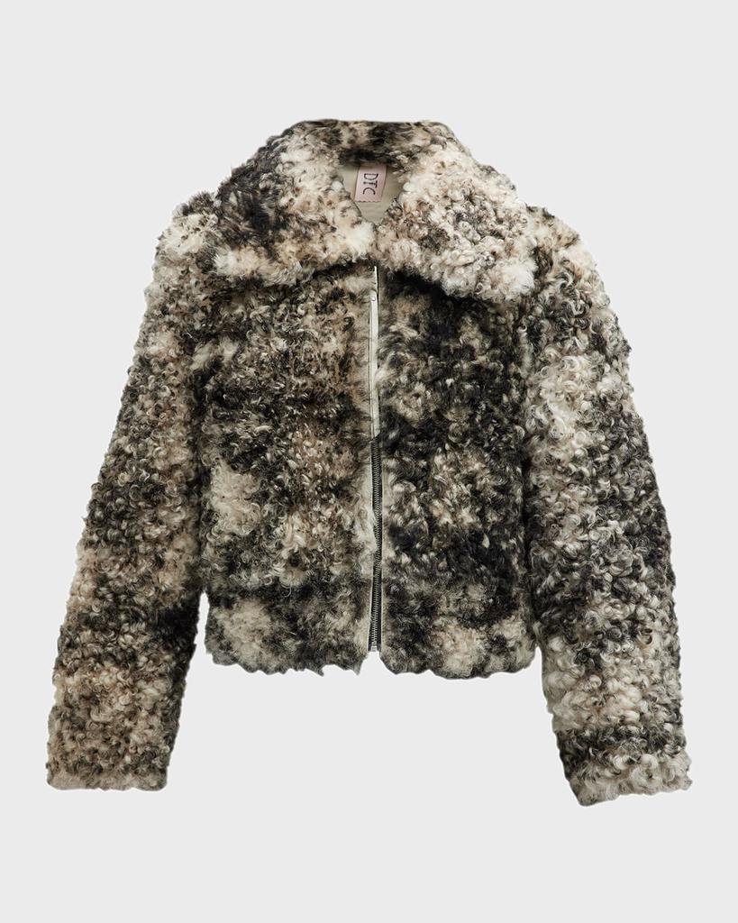 Callie Reversible Shearling Jacket商品第2张图片规格展示