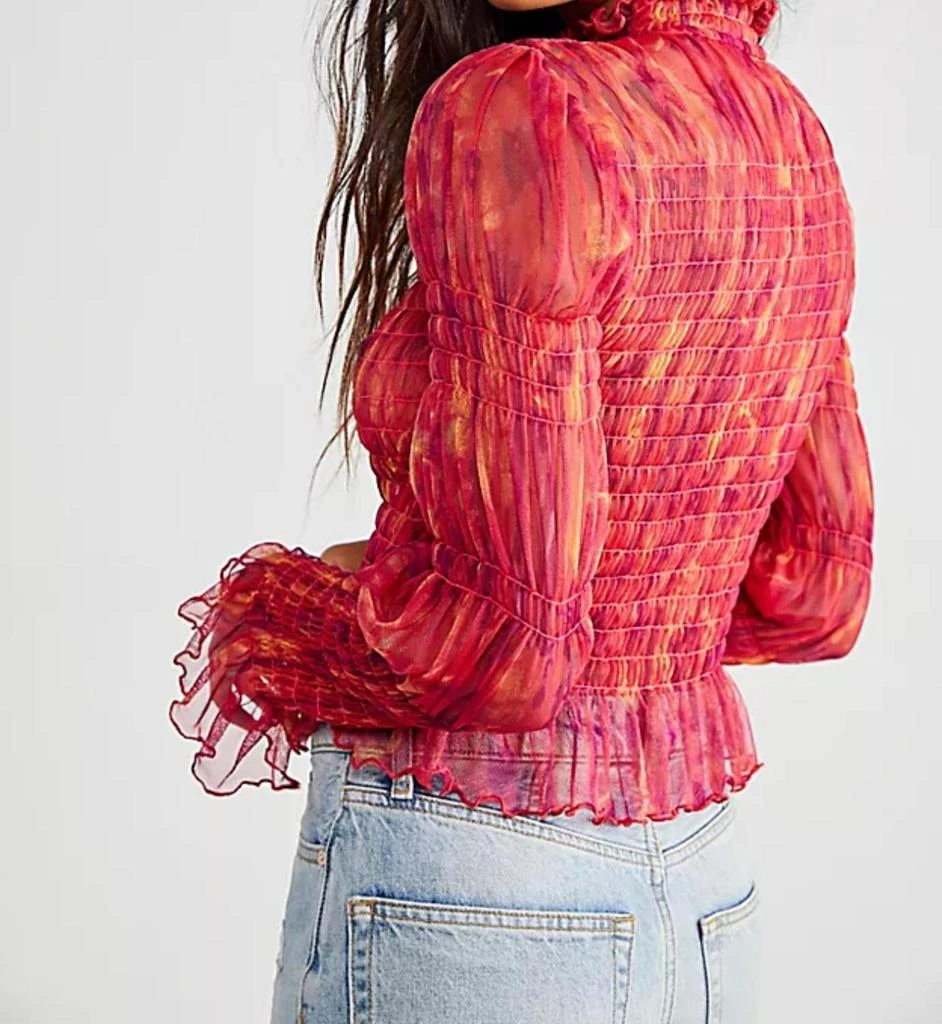 商品Free People|Hello There Top in Maroon,价格¥538,第2张图片详细描述