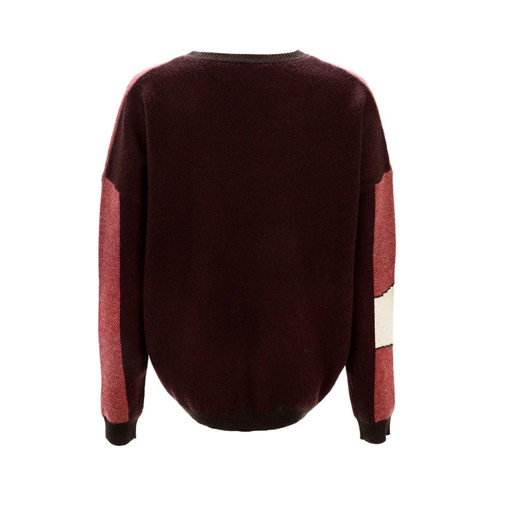 MAX MARA 女士红色印花毛衣 53660753-600-003 商品