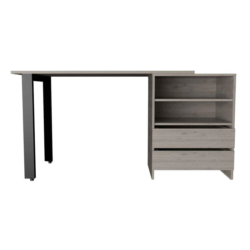 商品FM Furniture|Pragma 120 Writing Desk, Two Drawers, Two Shelves,价格¥1376,第1张图片