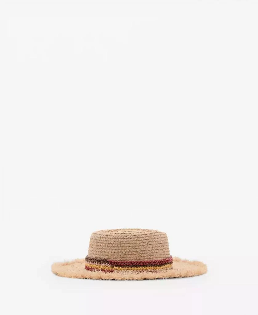 商品Mango|Women's Ribbon Detail Braided Hat,价格¥380,第1张图片