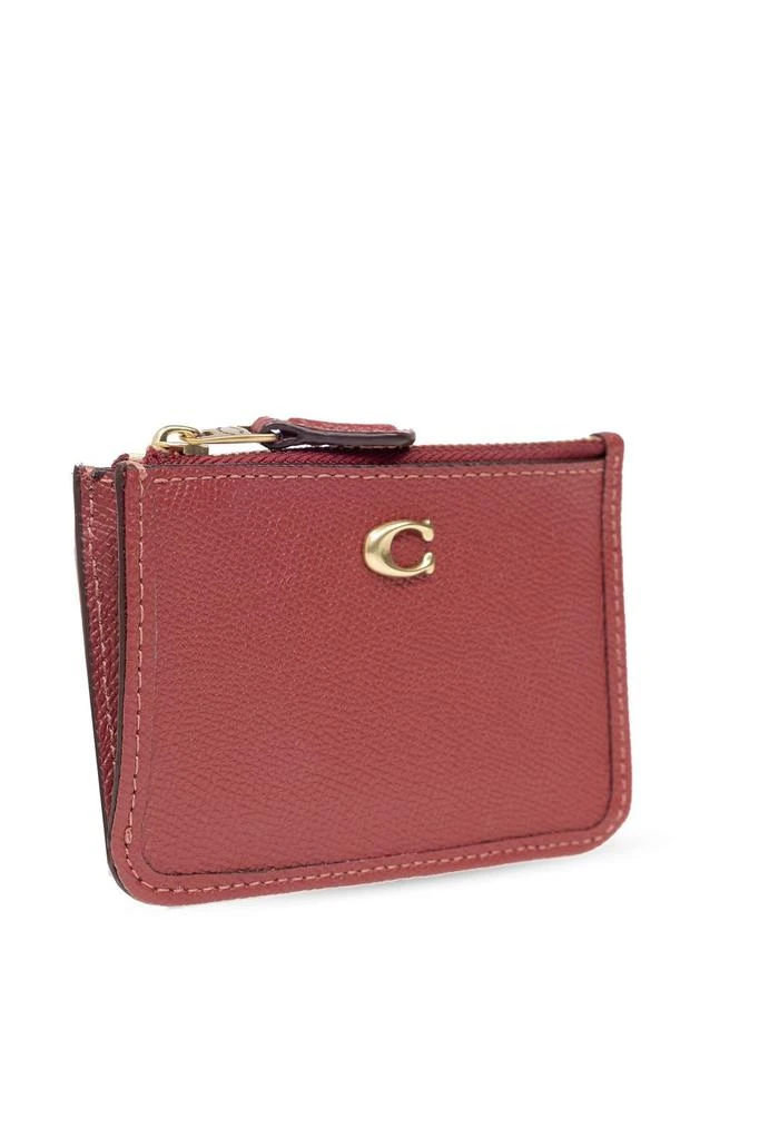 商品Coach|Coach Logo Plaque Zipped Card Case,价格¥2304,第3张图片详细描述