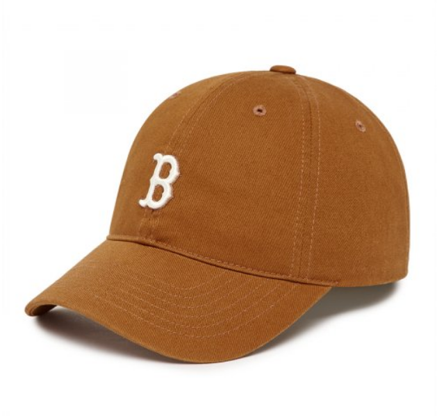 【享贝家】（国内现货）MLB 波士顿红袜 字母棒球帽鸭舌帽 男女同款 棕色 3ACP7701N-43BRS G-QD商品第1张图片规格展示