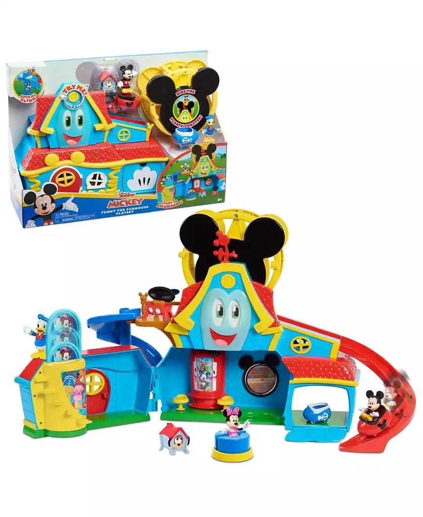 商品Mickey Mouse|Disney Junior Funny the Funhouse Playset with Bonus Figures,价格¥312,第1张图片