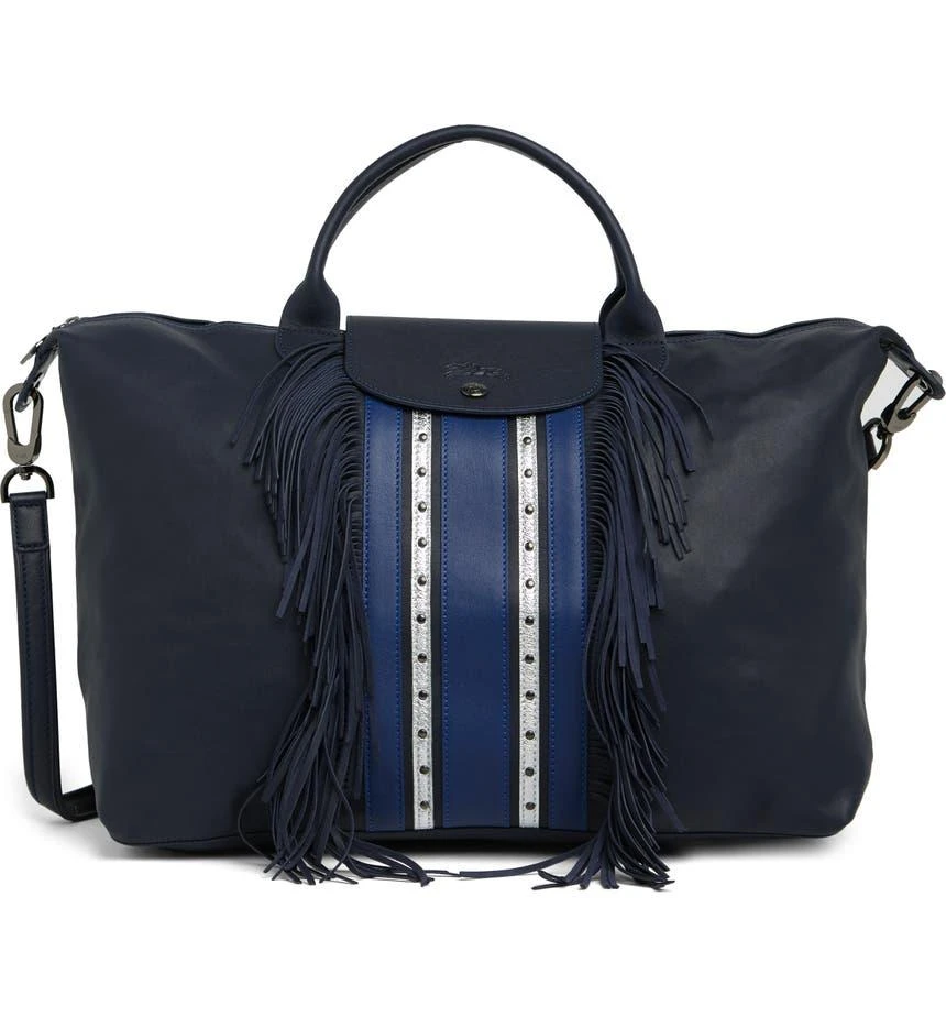 商品Longchamp|Le Pliage Cuir Fringe Duffle Bag,价格¥3051,第1张图片
