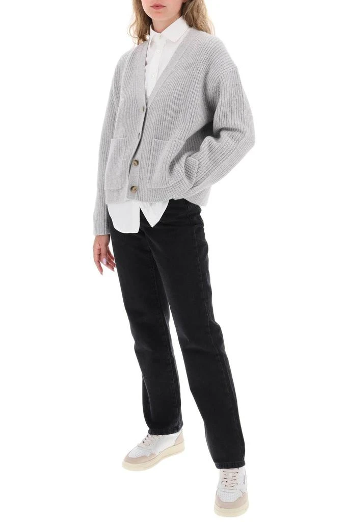 商品Ralph Lauren|CARDIGAN IN RIBBED CASHMERE AND WOOL BLEND,价格¥1444,第2张图片详细描述