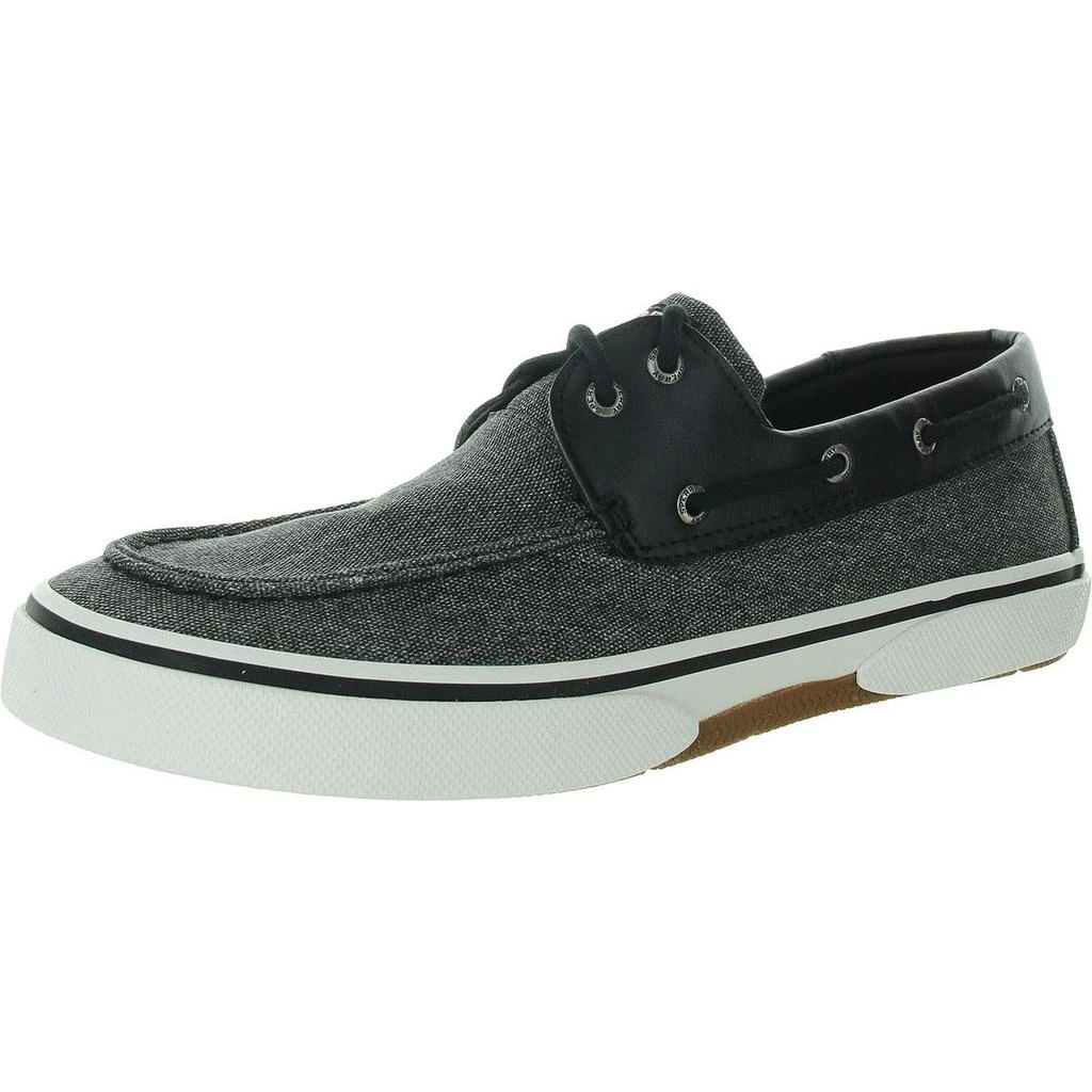 商品Sperry|Halyard 2-Eye Mens Lace-Up Canvas Boat Shoes,价格¥615,第1张图片