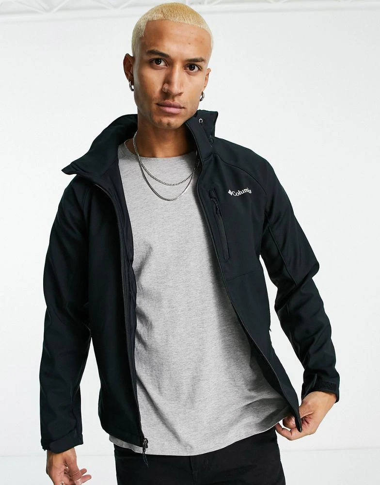 商品Columbia|Columbia Cascade Ridge II softshell jacket in black,价格¥550,第1张图片