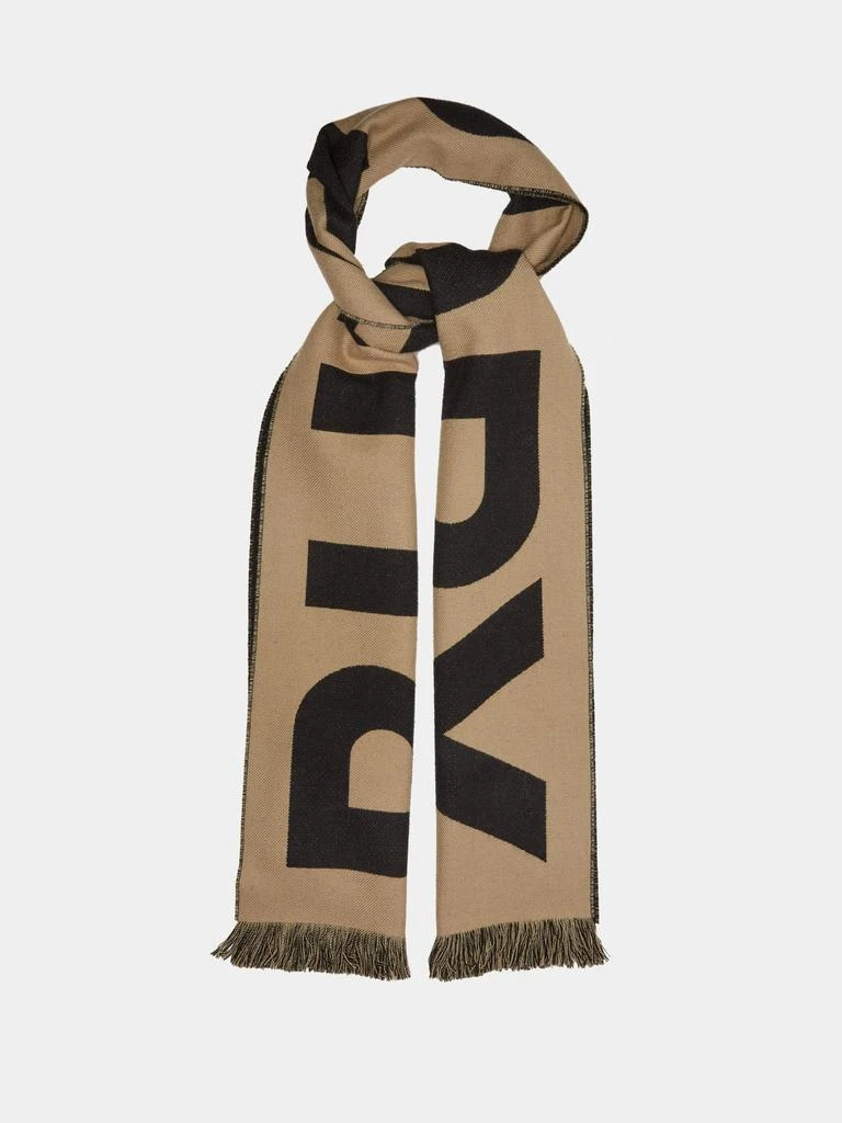 商品Burberry|Logo-jacquard wool scarf,价格¥2811,第1张图片