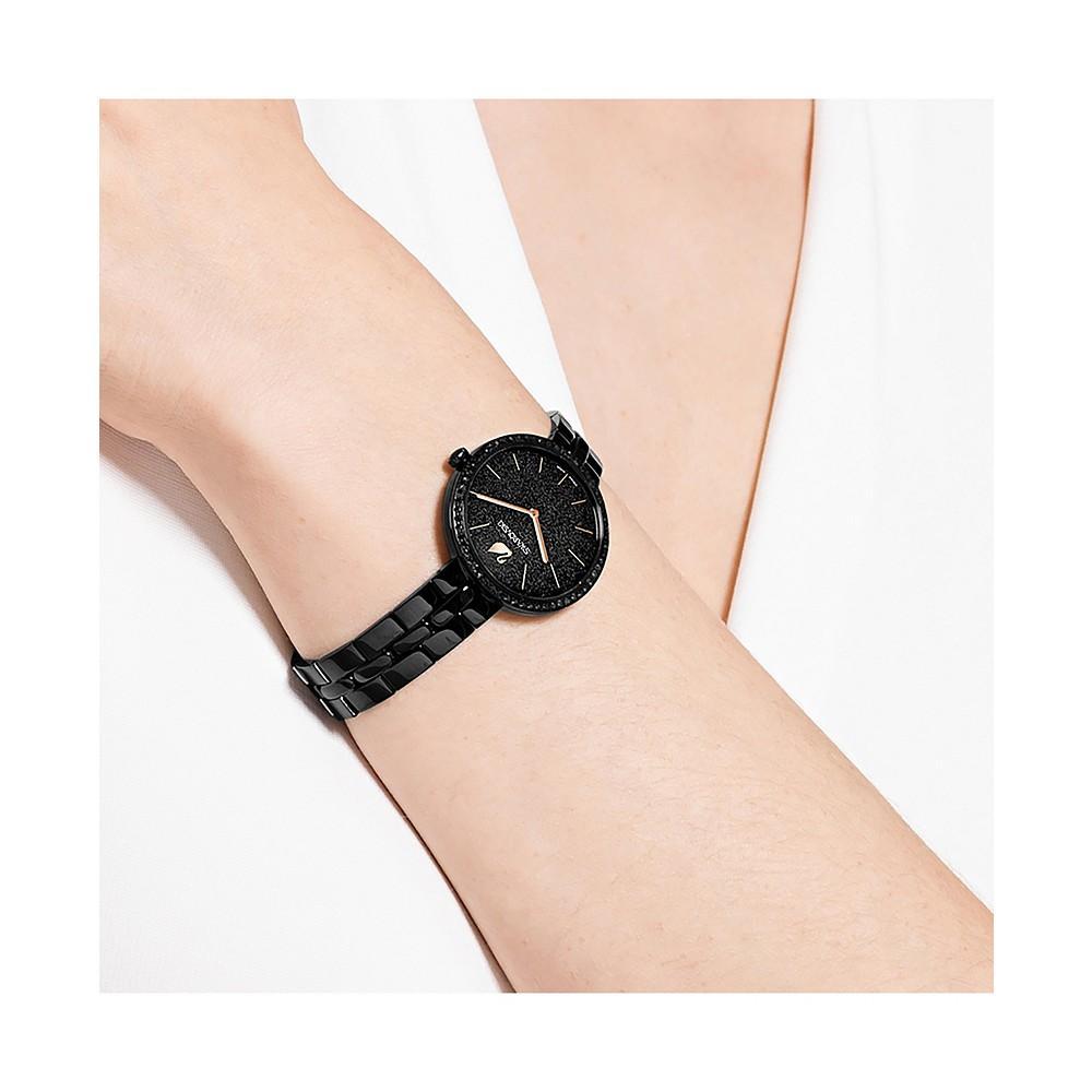 商品Swarovski|Cosmopolitan Black Metal Bracelet Watch, 31.75 mm,价格¥1665,第7张图片详细描述