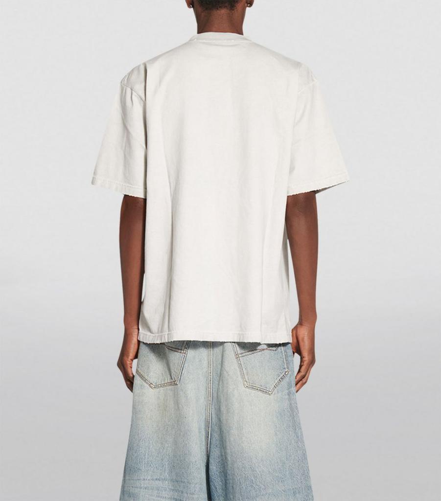商品Balenciaga|Cotton Slogan T-Shirt,价格¥4830,第6张图片详细描述