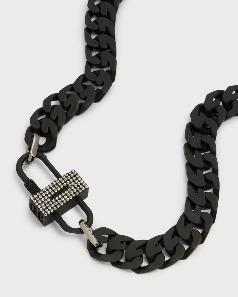 Men's Crystal Pavé G-Chain Necklace商品第3张图片规格展示