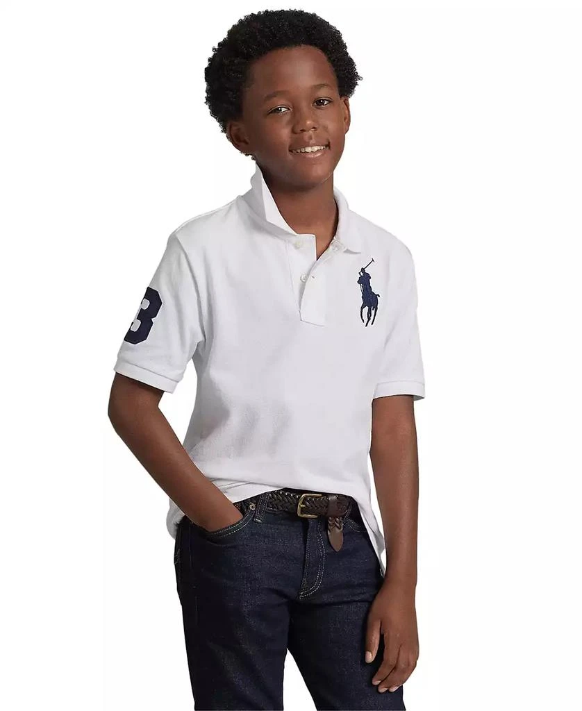 商品Ralph Lauren|大男孩网眼棉质Polo衫,价格¥425,第1张图片