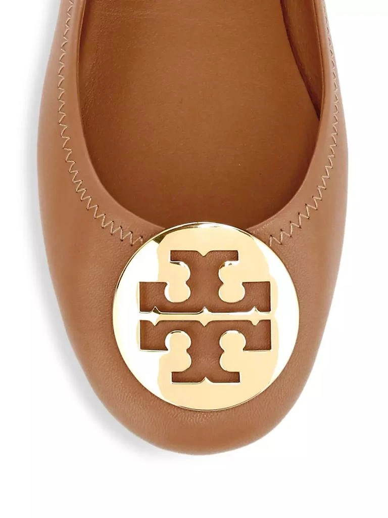 商品Tory Burch|Minnie Leather Ballet Flats,价格¥1731,第4张图片详细描述