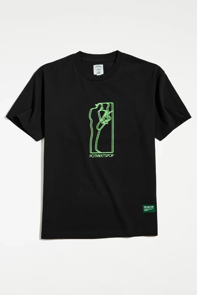 商品Pot Meets Pop|Pot Meets Pop Travellin’ Sax Tee,价格¥75,第2张图片详细描述