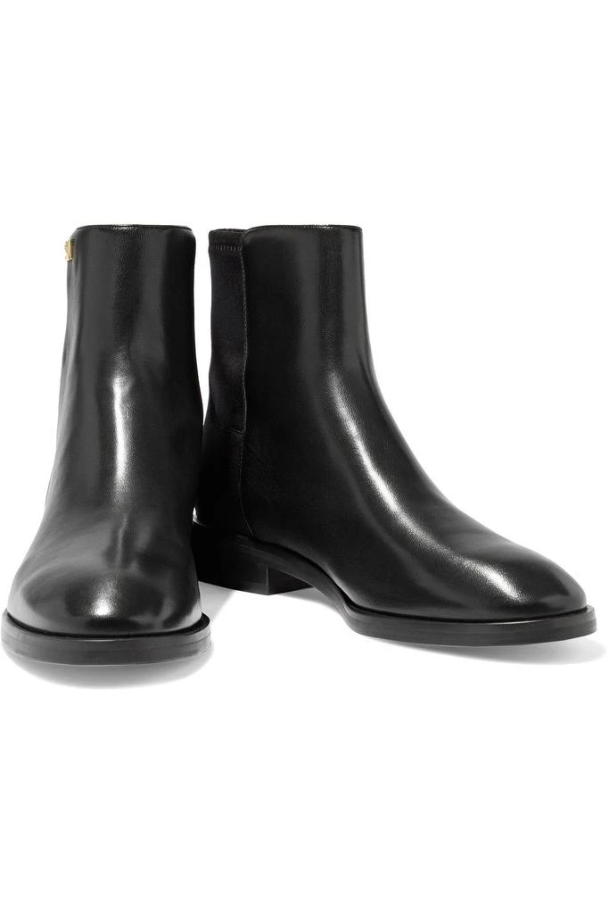 商品Stuart Weitzman|Kye leather and neoprene ankle boots,价格¥1180,第2张图片详细描述