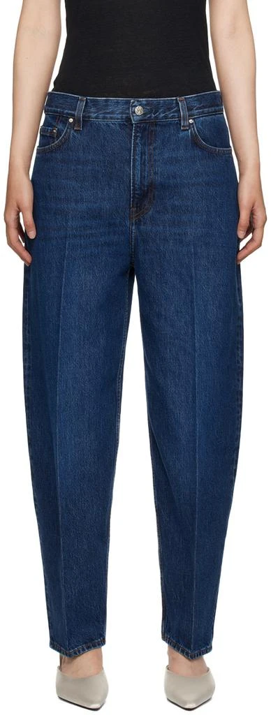 商品Totême|Blue Tapered Jeans,价格¥1930,第1张图片
