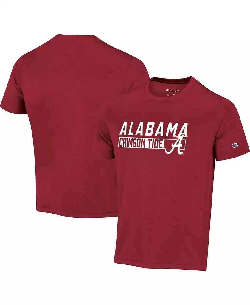 商品CHAMPION|Men's Crimson Alabama Crimson Tide Impact Knockout T-shirt,价格¥187,第1张图片