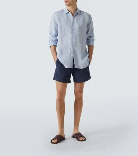 商品ORLEBAR BROWN|Giles亚麻长袖衬衫,价格¥1780,第2张图片详细描述