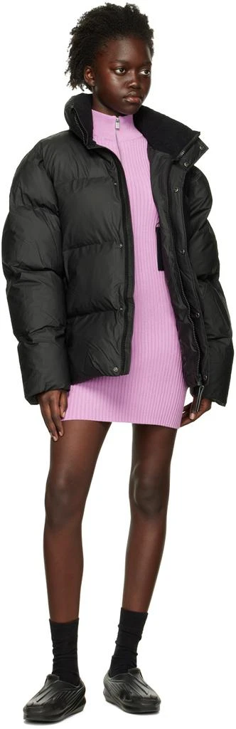 商品RAINS|Black Boxy Puffer Down Jacket,价格¥1945,第5张图片详细描述