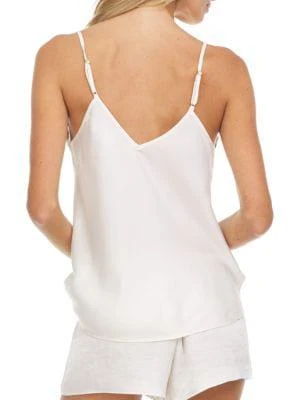 商品Flora Nikrooz|Miraj 2-Piece Silky Pajama Set,价格¥158,第2张图片详细描述