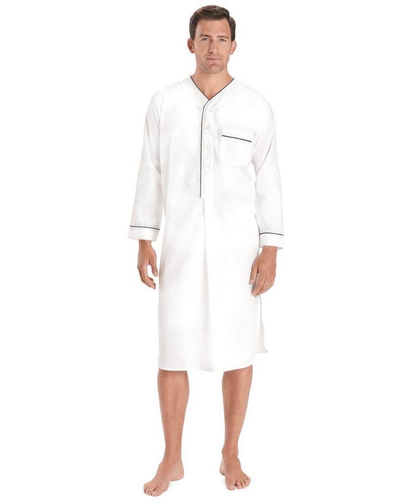 Wrinkle-Resistant Broadcloth Nightshirt商品第1张图片规格展示