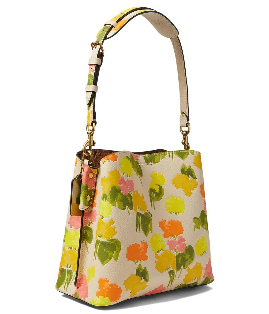 商品Coach|Floral Printed Leather Willow Bucket,价格¥1793,第2张图片详细描述