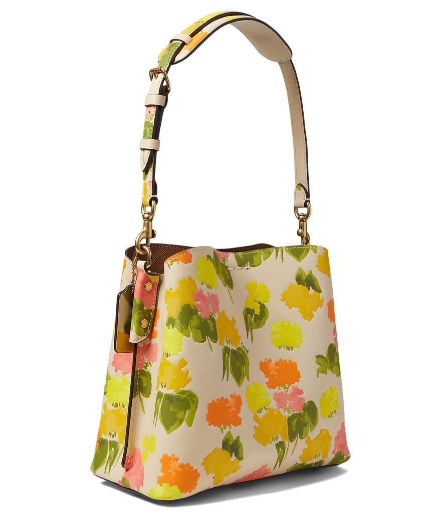 商品Coach|Floral Printed Leather Willow Bucket,价格¥2968,第4张图片详细描述