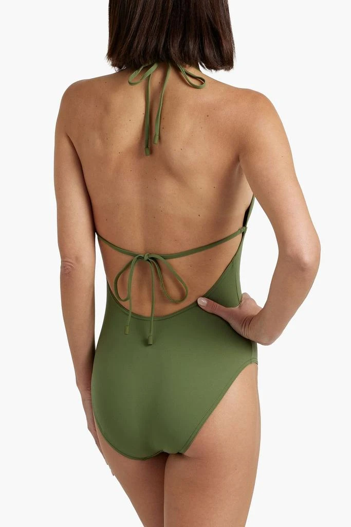 商品Zimmermann|Cutout halterneck swimsuit,价格¥674,第3张图片详细描述