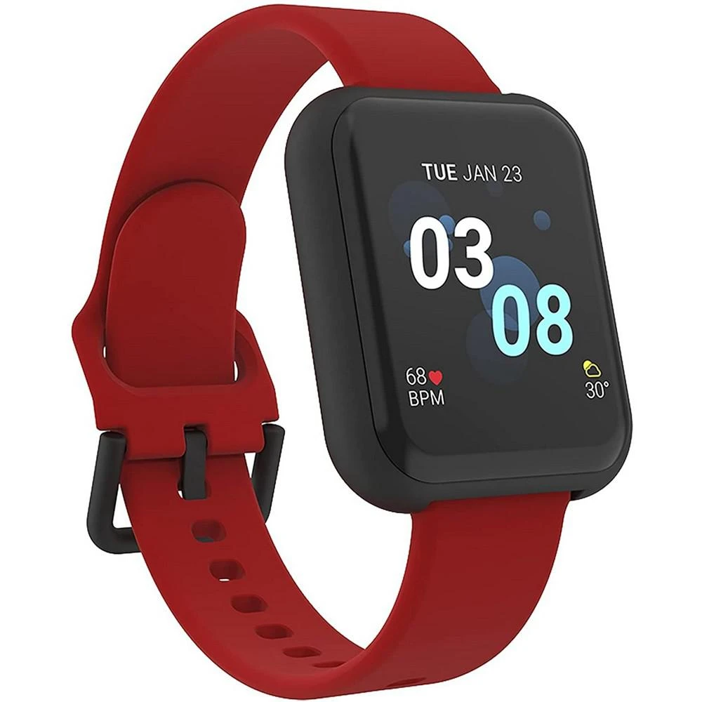 商品iTouch|Air 3 Unisex Heart Rate Red Strap Smart Watch,价格¥731,第1张图片